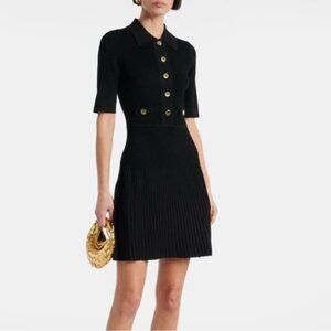 Veronica Beard Lauper Rib-Knit Sweaterdress